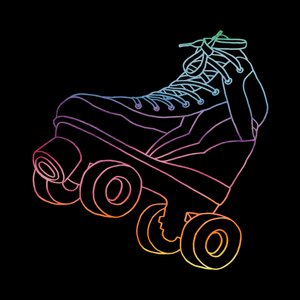 Lebendige Rollschuhfahrt von Natalie Bruns