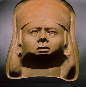 Moche-Tonform zur Herstellung einer Keramik eines Männerporträts von Nathan Benn