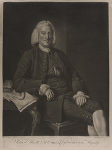 Porträt von John Ellicott F.R.S. von Nathaniel (after) Dance Holland