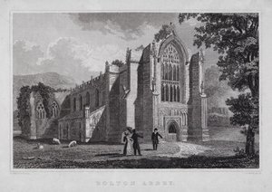 Bolton Abbey von Nathaniel (after) Whittock