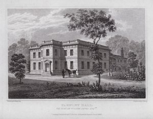 Farnley Hall, der Sitz von Walter Fawks von Nathaniel (after) Whittock