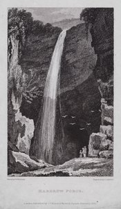 Hardrow Force von Nathaniel (after) Whittock