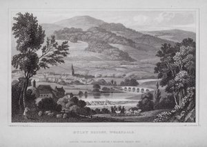 Otley Brücke, Wharfdale von Nathaniel (after) Whittock