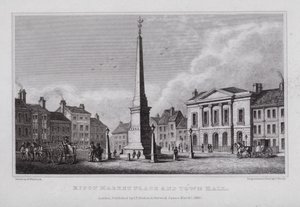 Marktplatz und Rathaus von Ripon