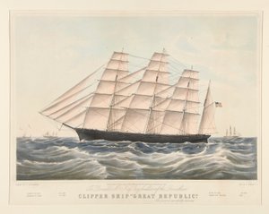 Klipperschiff von Nathaniel Currier