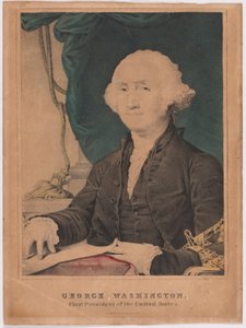 George Washington von Nathaniel Currier