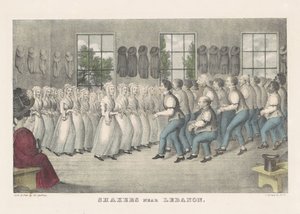Shaker in der Nähe von Lebanon, ca. 1830