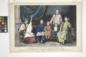 Die lebende chinesische Familie von Nathaniel Currier
