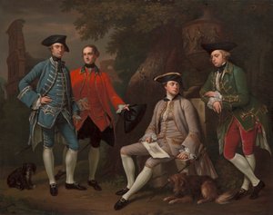 James Grant of Grant, John Mytton, der ehrenwerte Thomas Robinson und Thomas Wynne