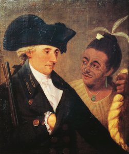 Porträt von Kapitän Charles Clerke (1741-1779), englischer Kapitän und Reisebegleiter von James Cook (1728-1779). Gemälde von Nathaniel Dance-Holland (1735-1811)