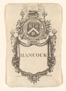 Exlibris des Harvard College (Hancock)