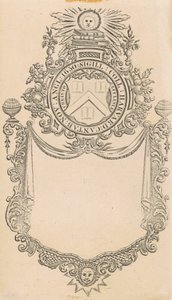 Harvard College Exlibris mit dem Christo et Ecclesiæ Siegel von Nathaniel Hurd