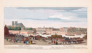Ansicht von Paris im 18. Jahrhundert (Gravur) von Nathaniel Parr