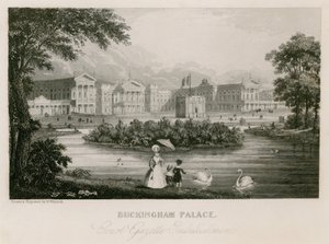Buckingham Palace von Nathaniel Whittock