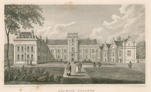 Dulwich College, London von Nathaniel Whittock