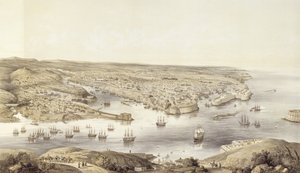 Sebastopol in all seiner Pracht, 1848, graviert von Day und Son, veröffentlicht 1857