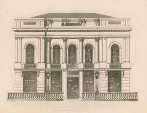 Ladenfront für Hancock und Dixon, Pall Mall East, London