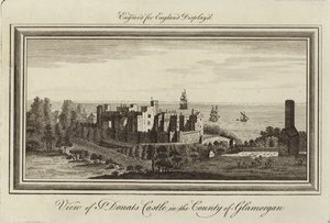 Schloss St Donats von Nathaniel and Samuel Buck