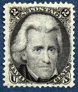 2c Andrew Jackson Neuauflage, 1875 von National Bank Note Company