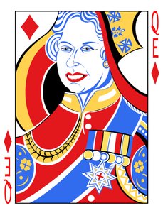 Königin Elizabeth II 2012, von Neale Osborne von Neale Osborne