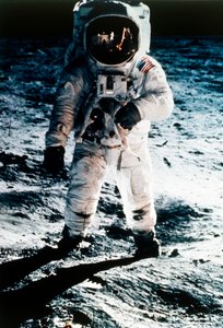 Buzz Aldrin auf dem Mond, Apollo-11-Mission, Juli 1969
