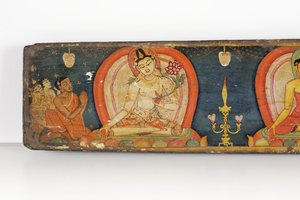 Manuskript der Fünf Schutzmaßnahmen, Vorderseite, 1138 von Nepalese School