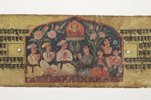 Verehrung von Manjusri, 1659 von Nepalese School