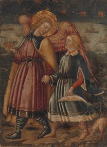 Der Erzengel Raphael und Tobias von Neri di Bicci