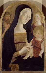 Madonna und Kind mit den Heiligen Johannes dem Täufer und Maria Magdalena