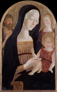 Jungfrau mit Kind und Heiligen Johannes dem Täufer und Maria Magdalena