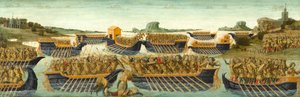 Die Schlacht von Actium, ca. 1475-1480