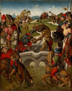 Kaiser Heraklius tötet den König von Persien von Netherlandish