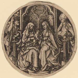 Madonna mit Kind und den Heiligen Christophorus und Erasmus