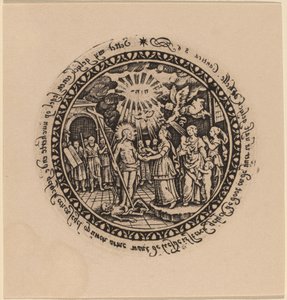 Triumphierender Christus mit Propheten und Heiligen
