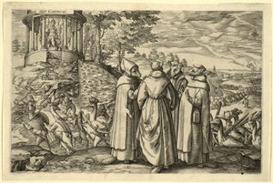 Allegorie der Niederlage des Herzogs von Alva bei Brielle von Netherlandish School