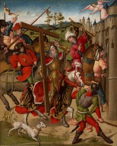 Kaiser Heraklius wird der Eintritt nach Jerusalem verweigert von Netherlandish School