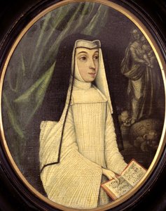 Mary Barbara Huddleston (1708-87) im Habit einer Nonne des Ordens der Augustiner-Chorfrauen im englischen Kloster in Brügge, ca. 1727