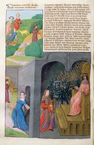 Orpheus und Eurydike, Cerberus und Pluto, aus Metamorphosen 10 von Ovid, 1479 von Netherlandish School