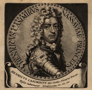Porträt von Heinrich Casimir II. von Nassau-Dietz (1657-1696) von Netherlandish School