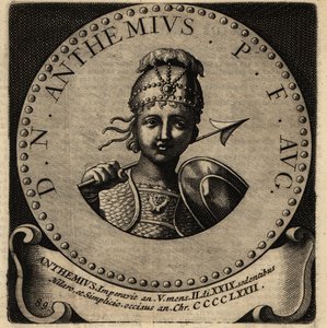 Porträt des römischen Kaisers Anthemius von Netherlandish School