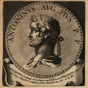 Porträt des römischen Kaisers Antoninus Pius von Netherlandish School