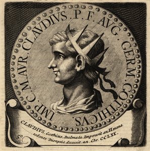 Porträt des römischen Kaisers Claudius II. von Netherlandish School
