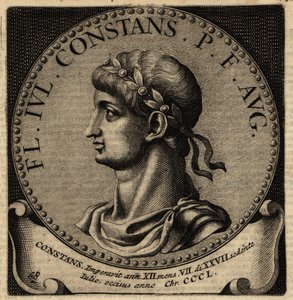 Porträt des römischen Kaisers Constans I.
