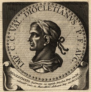 Porträt des römischen Kaisers Diokletian. von Netherlandish School