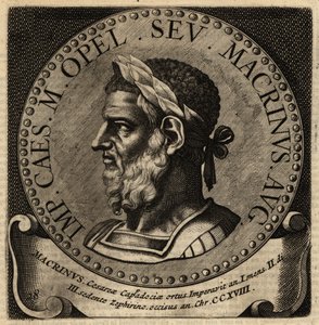 Porträt des römischen Kaisers Macrinus