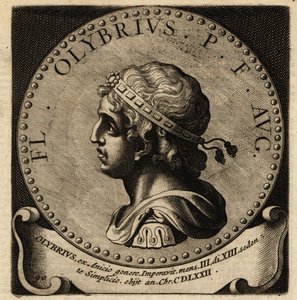 Porträt des römischen Kaisers Olybrius