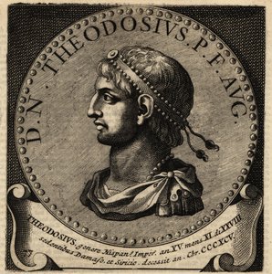 Porträt des römischen Kaisers Theodosius I.