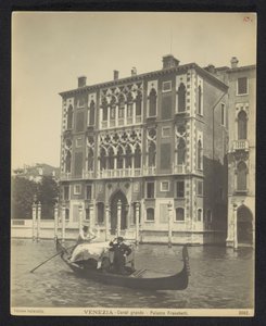 Außenansicht des Palazzo Cavalli-Franchetti in Venedig