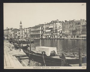 Ansicht des Canal Grande in Venedig von Neue Photographische Gesellschaft