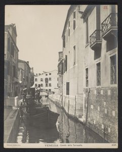 Ansicht des Canale delle Torreselle in Venedig von Neue Photographische Gesellschaft
